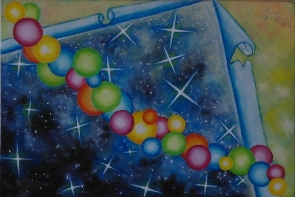 L'energia dell'universo|Quadro di Gisella Zoccheddu operatrice The Reconnection Healing